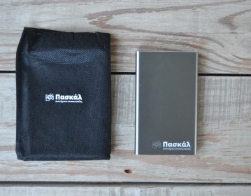 Pascal Packaging Power Bank in Pouch