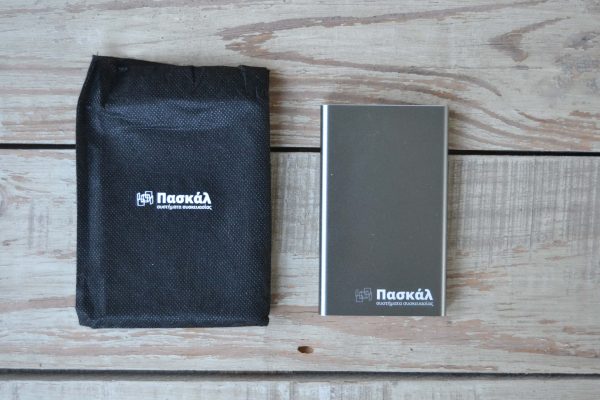 Pascal Packaging Power Bank in Pouch