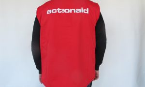 Actionaid red sleeveless vest