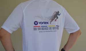 vortex running t shirt