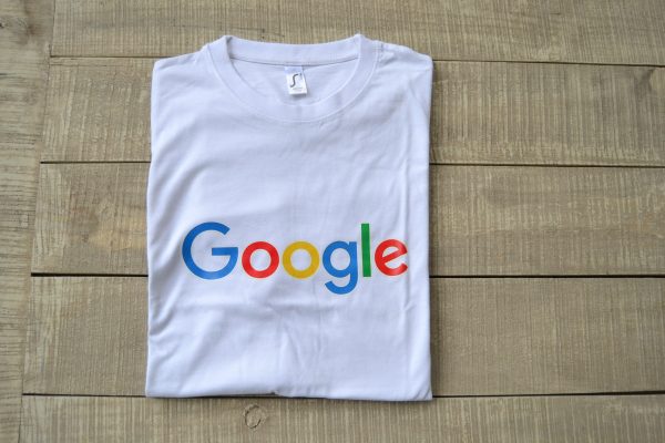 white Google t shirt