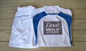 Unilever Dove Men Care football team t shirt & shorts