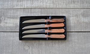 wooden handles knives set