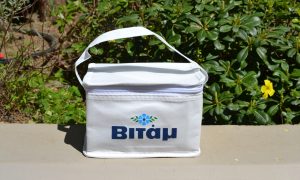 small white cooler bag