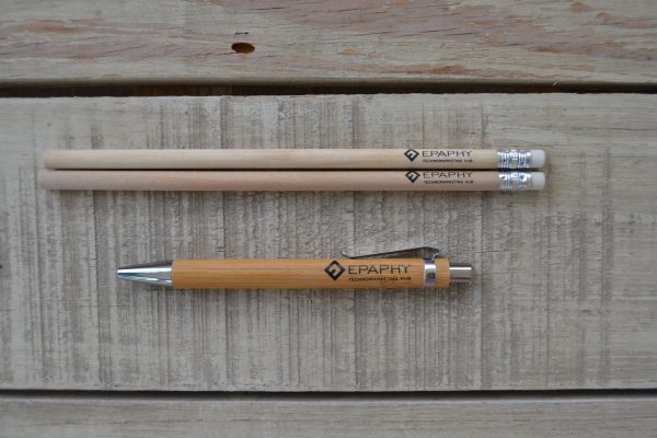 Epaphy Ξύλινο μολύβι στυλό από μπαμπού