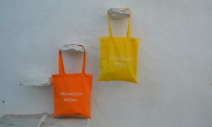 colour cotton tote bag