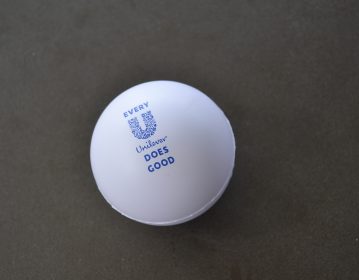 Unilever, white antistress ball