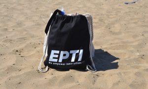 EPTI μαύρο σακίδιο tote bag