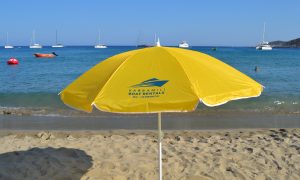 Karadamili Boats διαφημιστική ομπρέλα