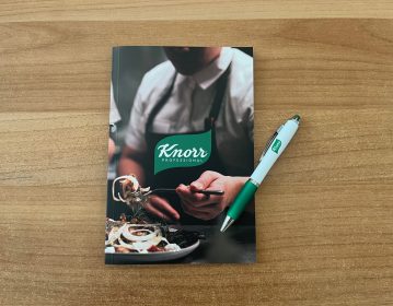 Unilever, Knorr τετράδιο με στυλό