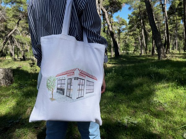 Loukoumades, white tote bag