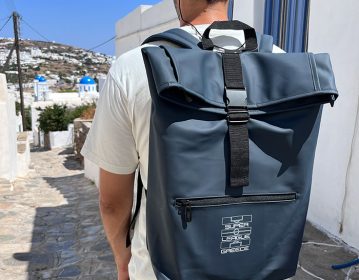 Superleague, blue luxury laptop backpack