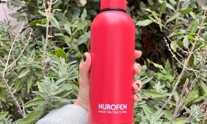 Reckitt, Nurofen red water bottle