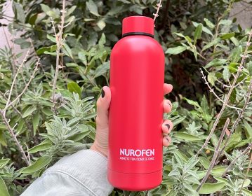 Reckitt, Nurofen red water bottle